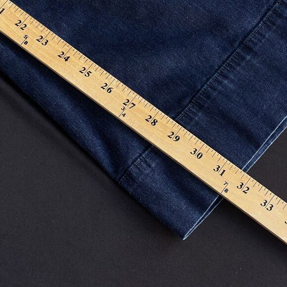 Mossimo Flare Jeans Womens Size 8 Premium Denim Blue Y2K Double Loop - Picture 11 of 11